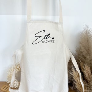 Personalized Kids Apron gift girl boy Easter gift child baking apron Enrollment Children's Birthday linen apron image 4