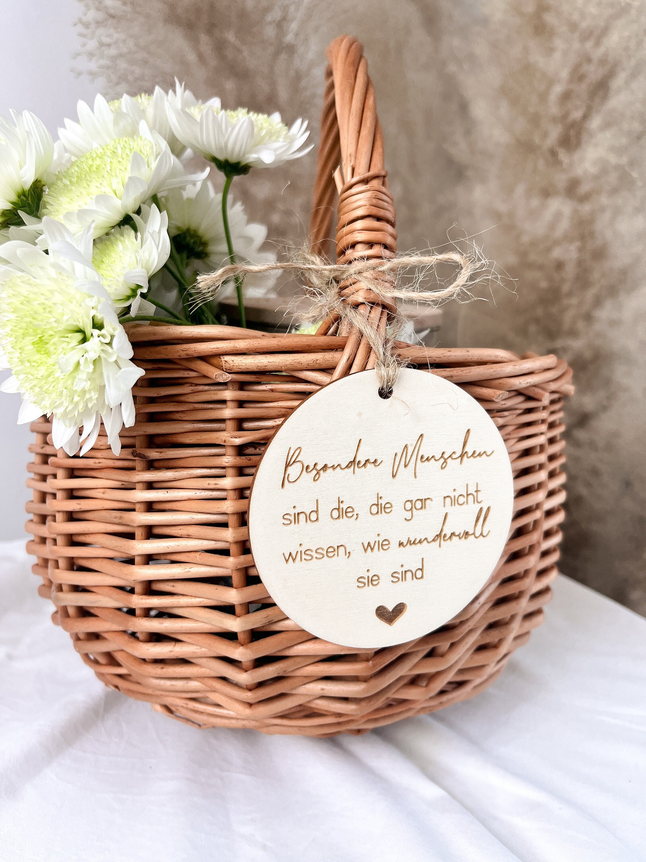 Produktbild von Handmade Korb Geflochten Geschenk Für Frau Korb Aufbewahrung Originell Dunkel 557231687 - KAUFEN