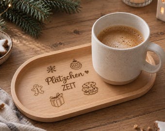Christmas gift idea for Grandma and Grandpa: cookies | Engraved tray, Christmas baking, Christmas Eve | Serving tray, wooden board, gingerbread cookie decoration