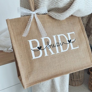 Personalisiertes Geschenk Braut Bride to be JGA Geschenk Hochzeit Junggesellenabschied Trauzeugin Kollegin Verlobung Geschenk Bild 5