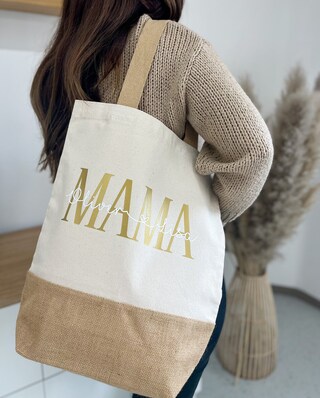 Borsa In Iuta Con Scritta Aperol - Spesa Regalo Per Donne E Uomini - 49x36x13 Cm, Manici 45 Cm - Ecologica, Biodegradabile, Con Rivestimento Interno Laminato - Idea Compleanno E Natale