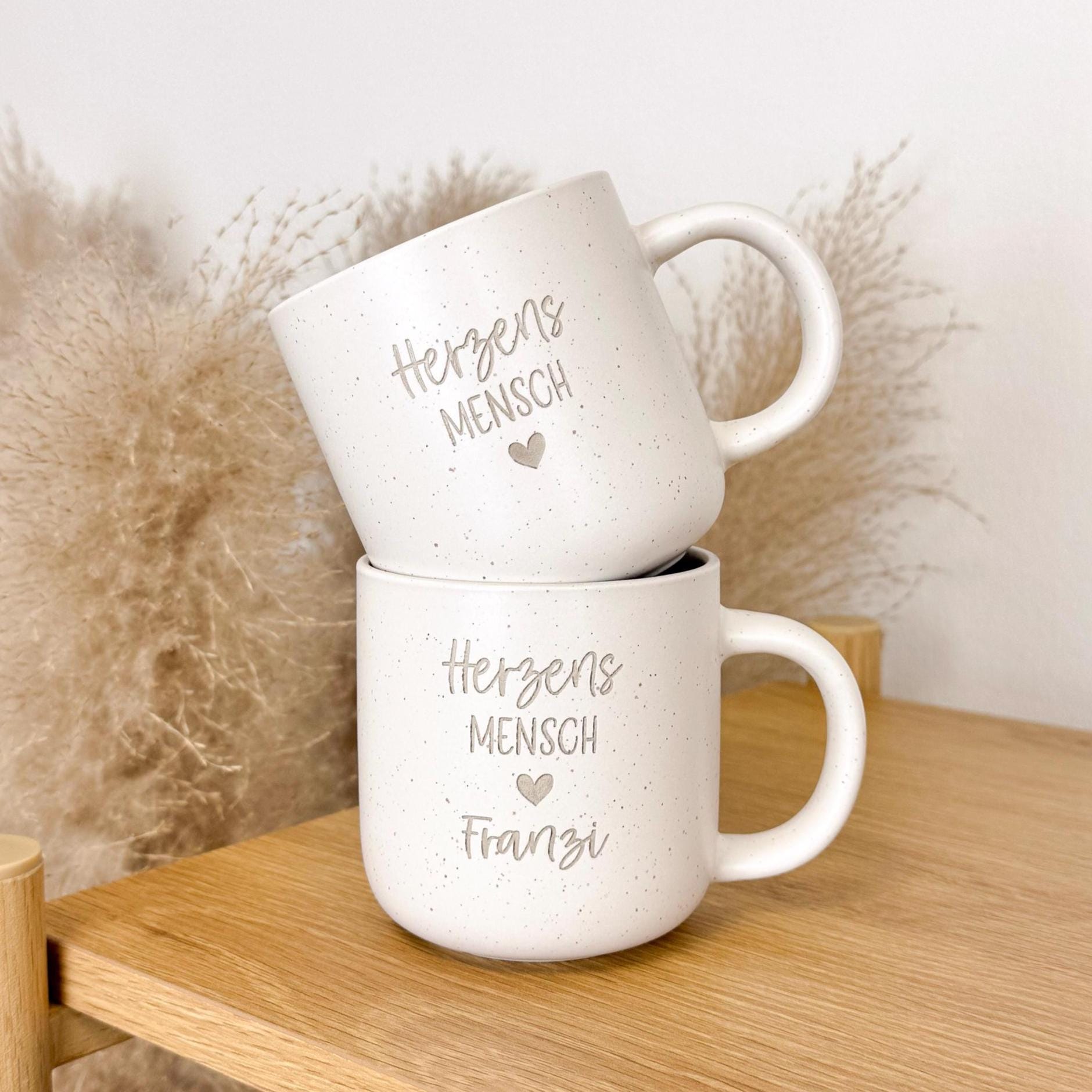 MoonWorks Geschenk-Tasse „Du Bist Mein Lieblingsmensch“ – 325 Ml, Keramik, Rosa