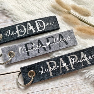 Personalized felt keychain/Father's Day gift | Mom / Dad / Gift / Gift idea / Personalized gift