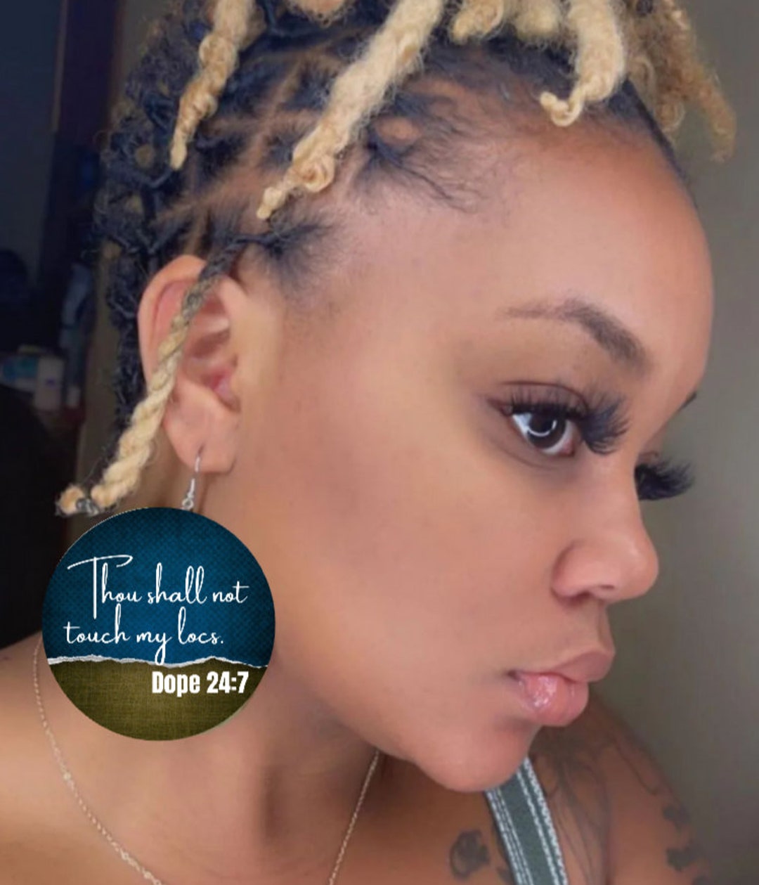 Thou Shall Not Touch My Locs Earrings, Don't Touch My Locs, Locs ...