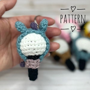 Crochet Masked Mang Army Bomb Keychain Pattern (PDF)