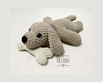 Crochet Dog Pattern with Video Tutorials (PDF Download)