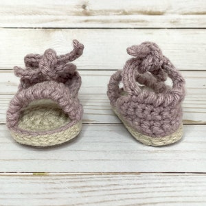 Crochet Baby Shoes, Baby Sandals, New Baby Gift image 4