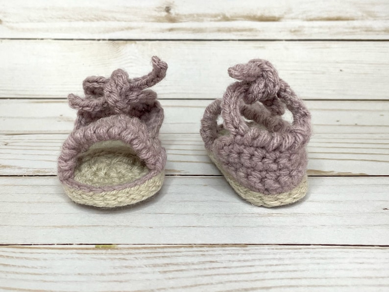 Crochet Baby Shoes, Baby Sandals, New Baby Gift image 4