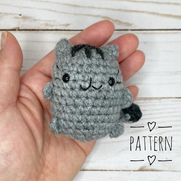 Patroon - Gehaakt kattenpluchepatroon, Mini kattenpluchepatroon, PDF