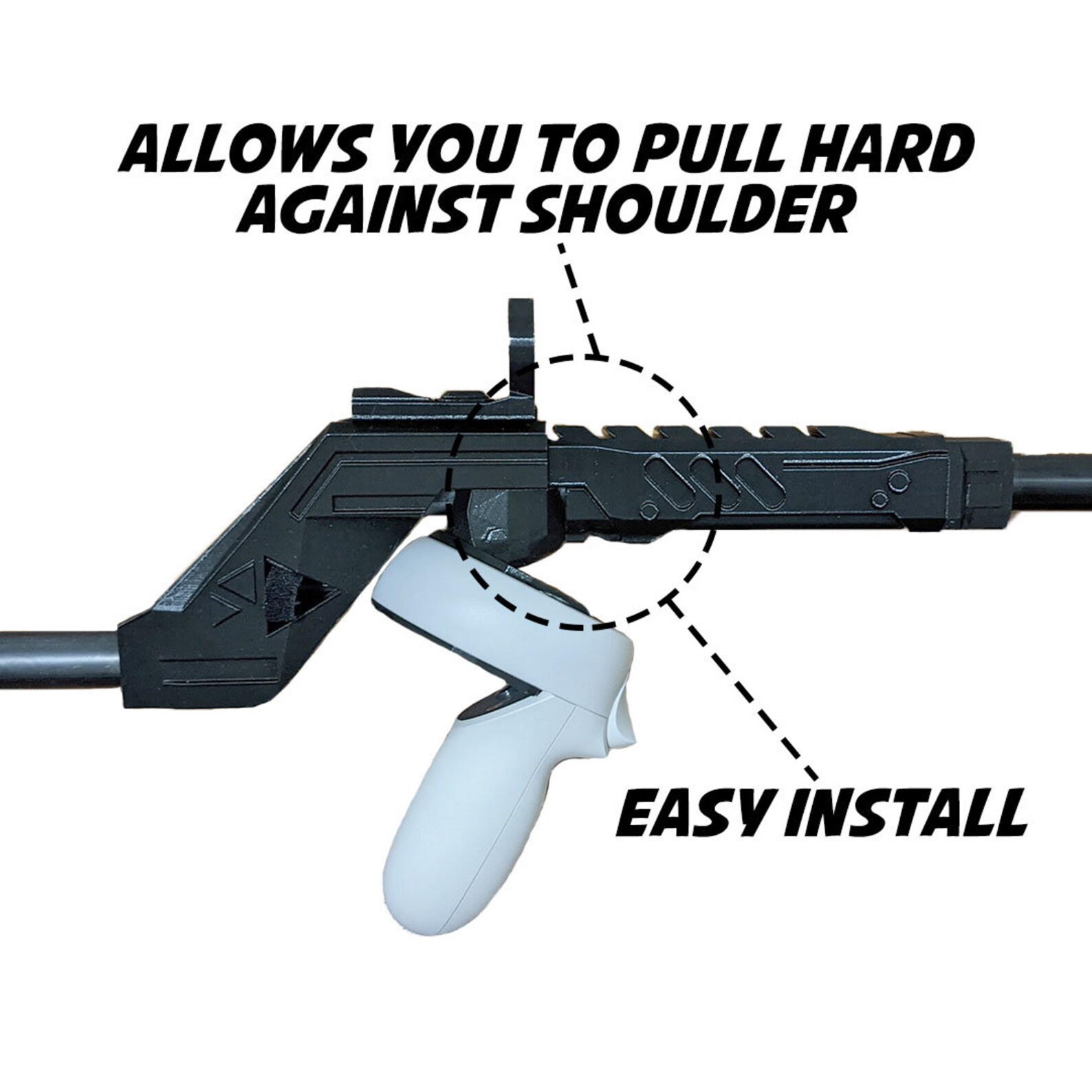 VR Rifle Gunstock Quest 1 and Quest 2 Etsy