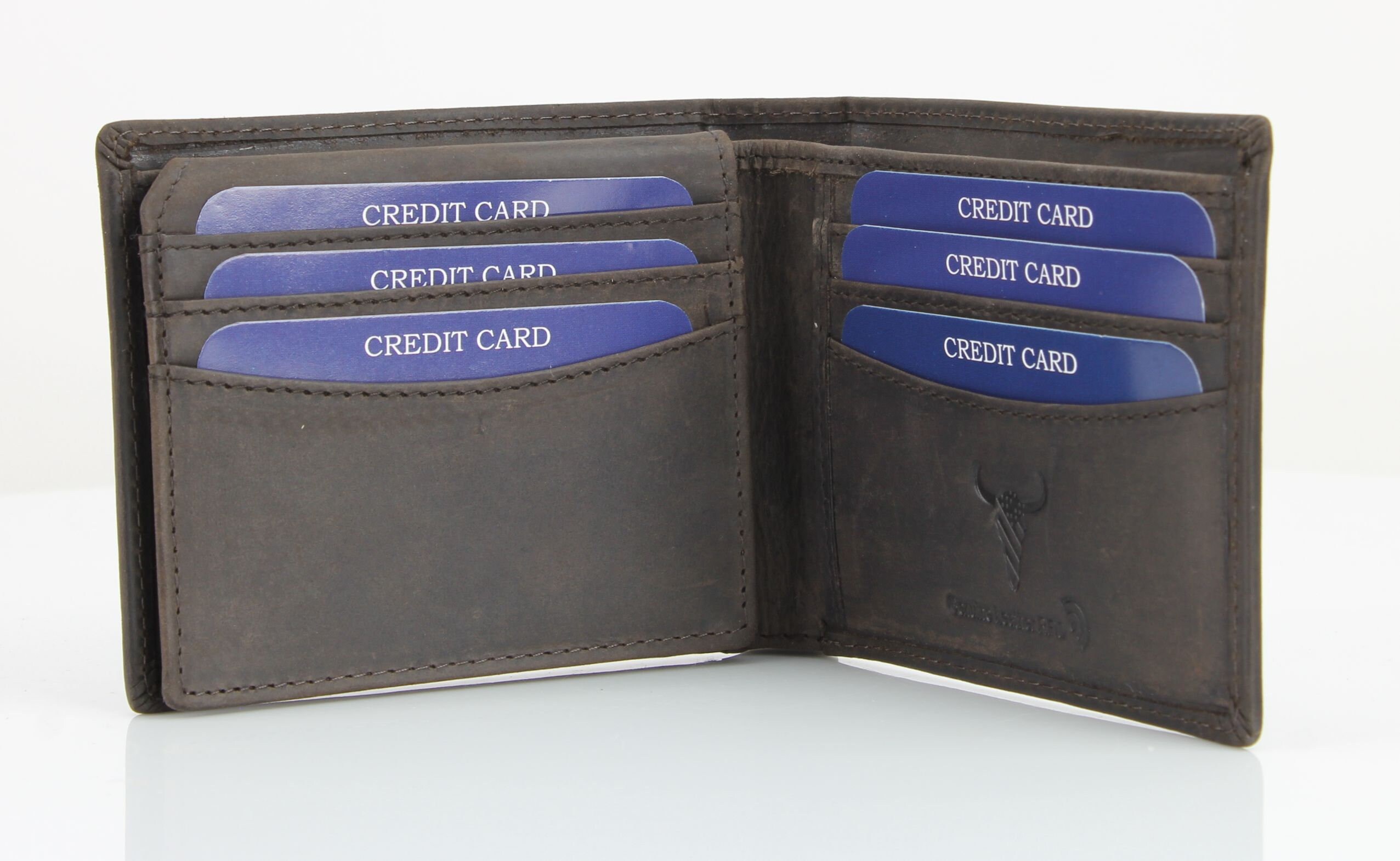 Rivet and Burr's Truck Embossed Bi Fold Wallet, RFID