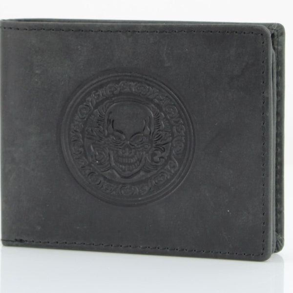 Rivet and Burr Leather Wallet Etsy