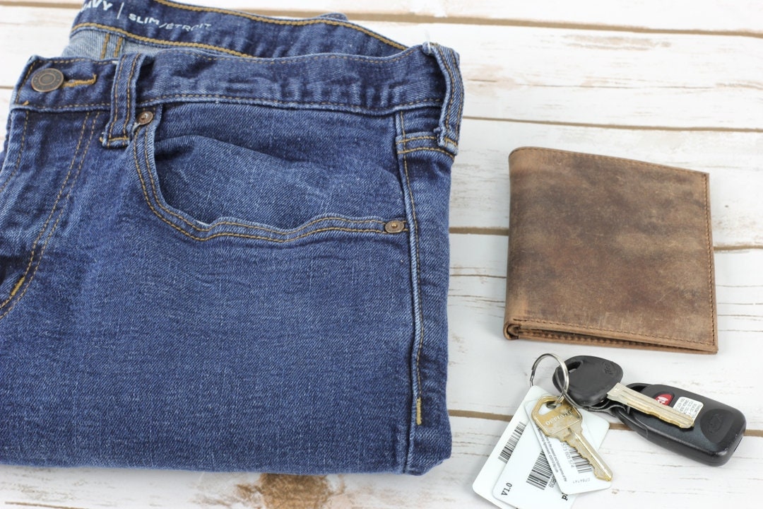 Portafoglio Uomo Grande Porta Carte Di Credito Colore Marrone Hédoniste By Balviu2502Balena Design Borsa Wild Hog - Foto 2