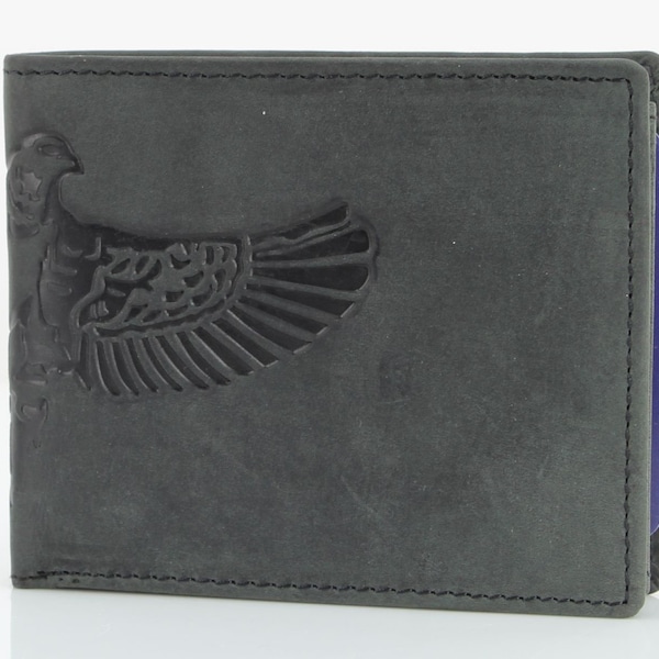 Rivet and Burr Leather Wallet Etsy