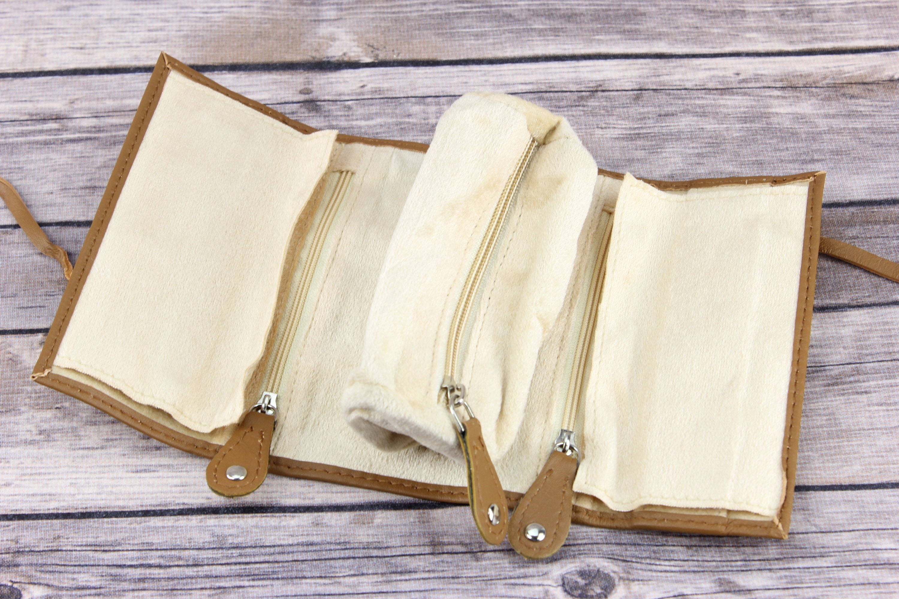 Leather jewelry roll Roll-up jewelry case Jewelry storage | Etsy