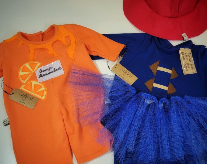 Paddington bear halloween costume for kids unisex boy or girl MADE to ORDER