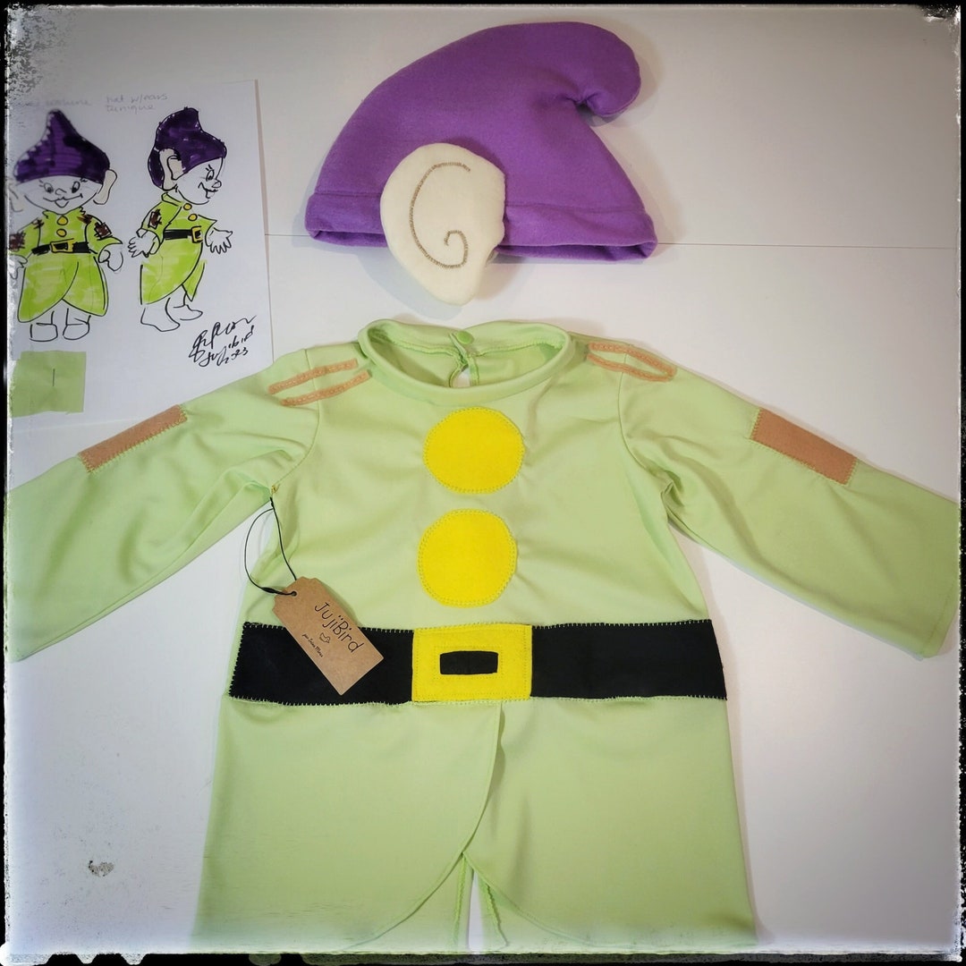 DOPEY Kids Halloween Costume Baby Boy Girl Unisex Green Etsy