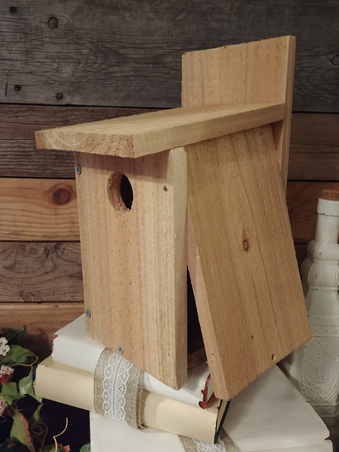 Birdhouse kit made with cedar wood designed for Bluebirds Etsy