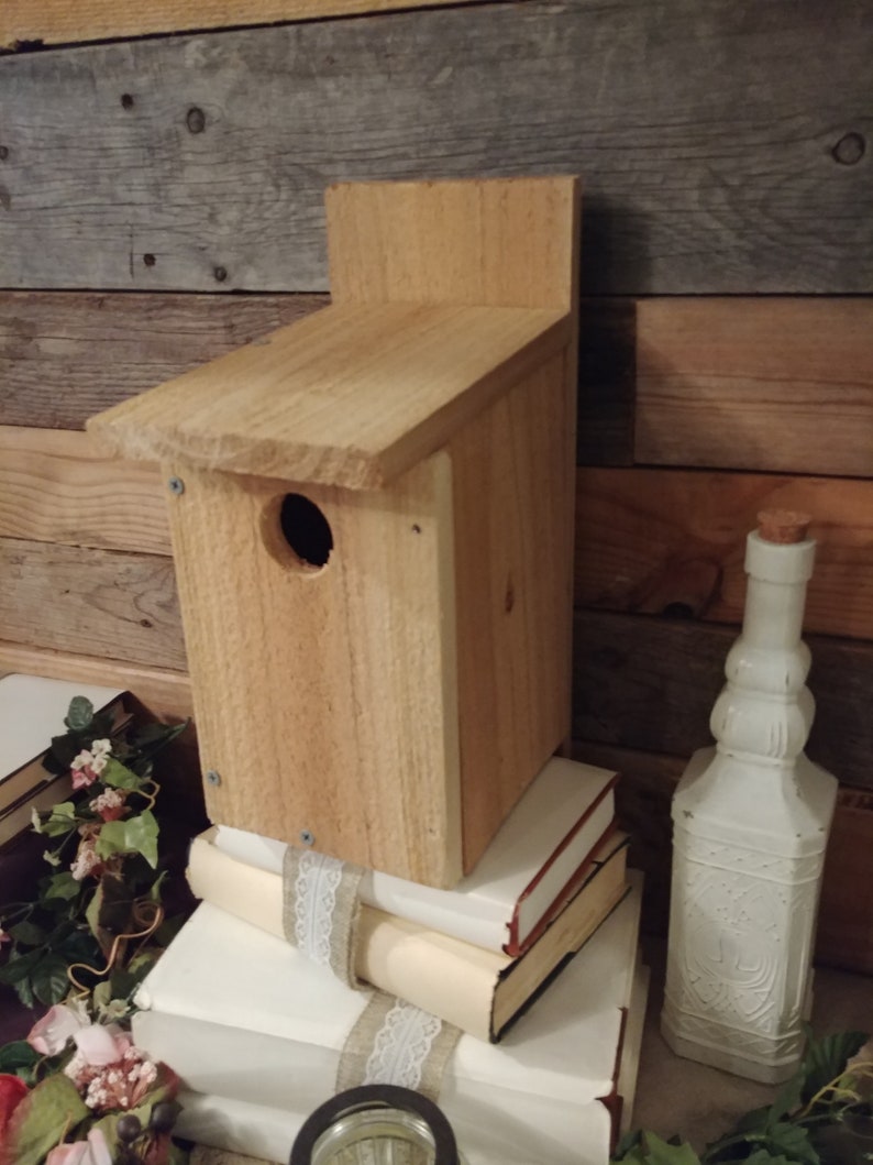 Birdhouse kit made with cedar wood designed for Bluebirds Etsy