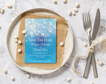 Download digital - SAVE THE DATE - Gradiente azul