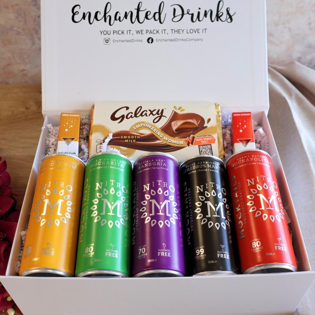 Kin Mocktail Can Mocktail Tasting Gift Set | 5 Mocktail Cans | Perfect for Mocktail ...