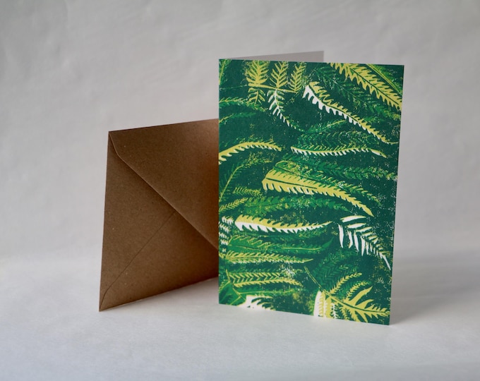 Ferns - A6 Greetings Card