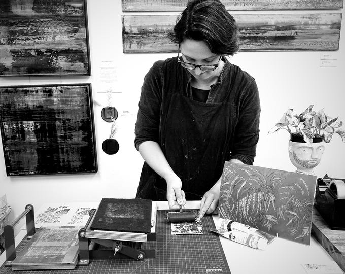 Linocut Printmaking Workshops with Eve Sladdin