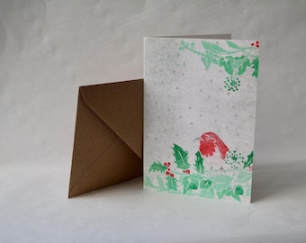 Robin - A6 Christmas Card