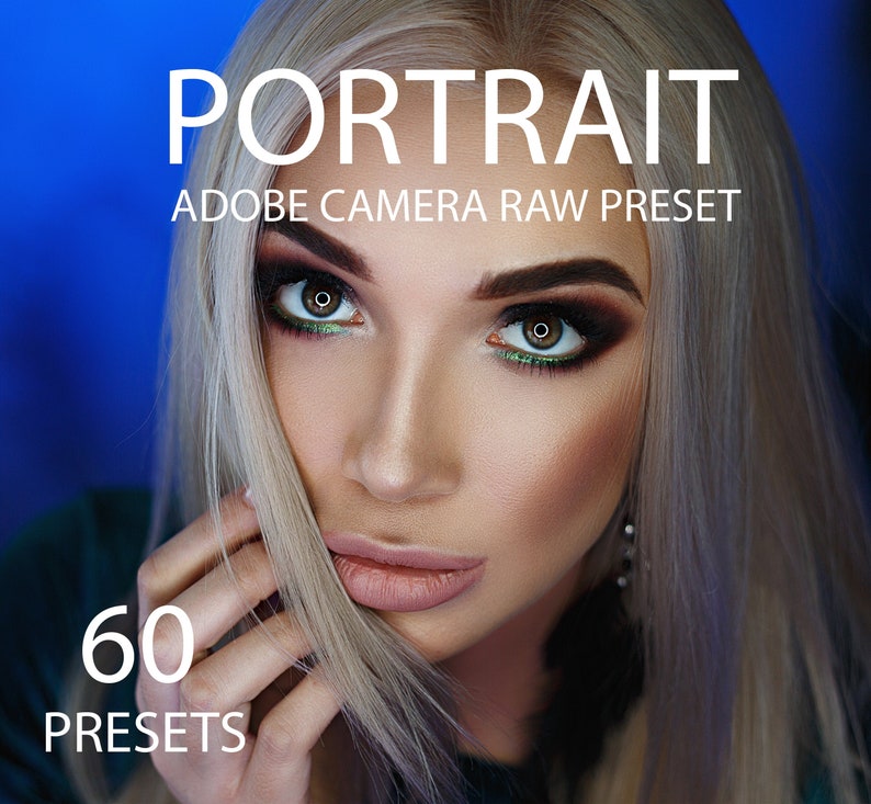 60 Camera Raw presets portrait desktop lightroom Lightroom Etsy