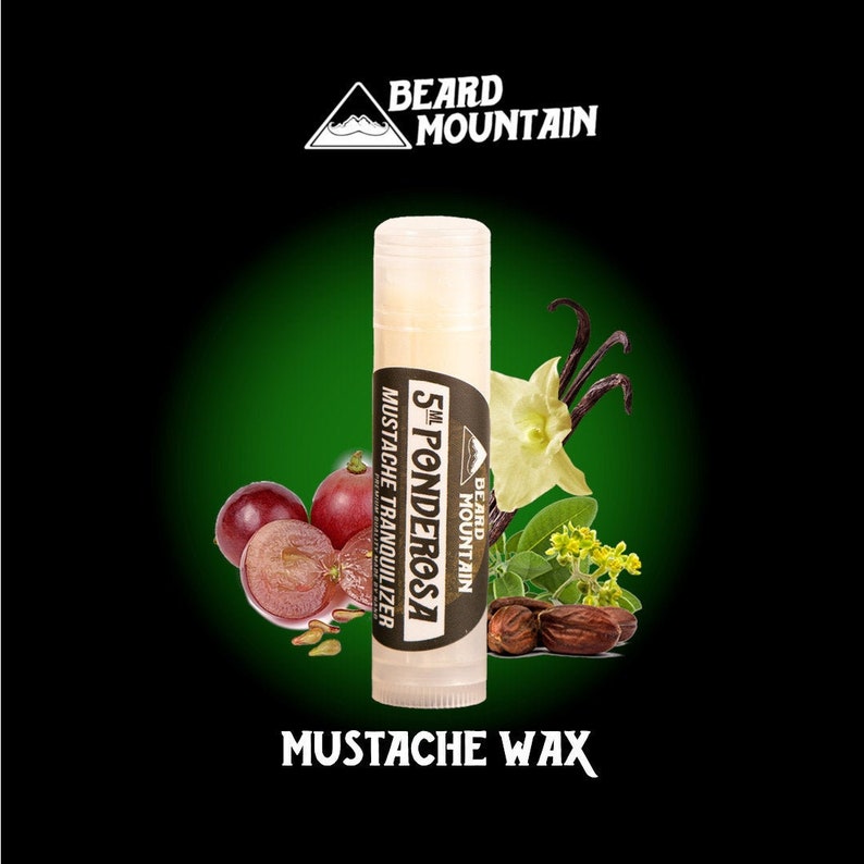 Best Mustache Wax Pine and Vanilla Etsy