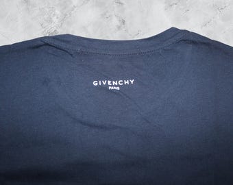 Givenchy Vintage Men T Shirt in Dark Blue Color Size S Small - Etsy