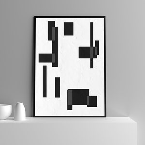 Druck Geometrische Formen Skandinavischer Stil Kunst Poster Etsy etsy