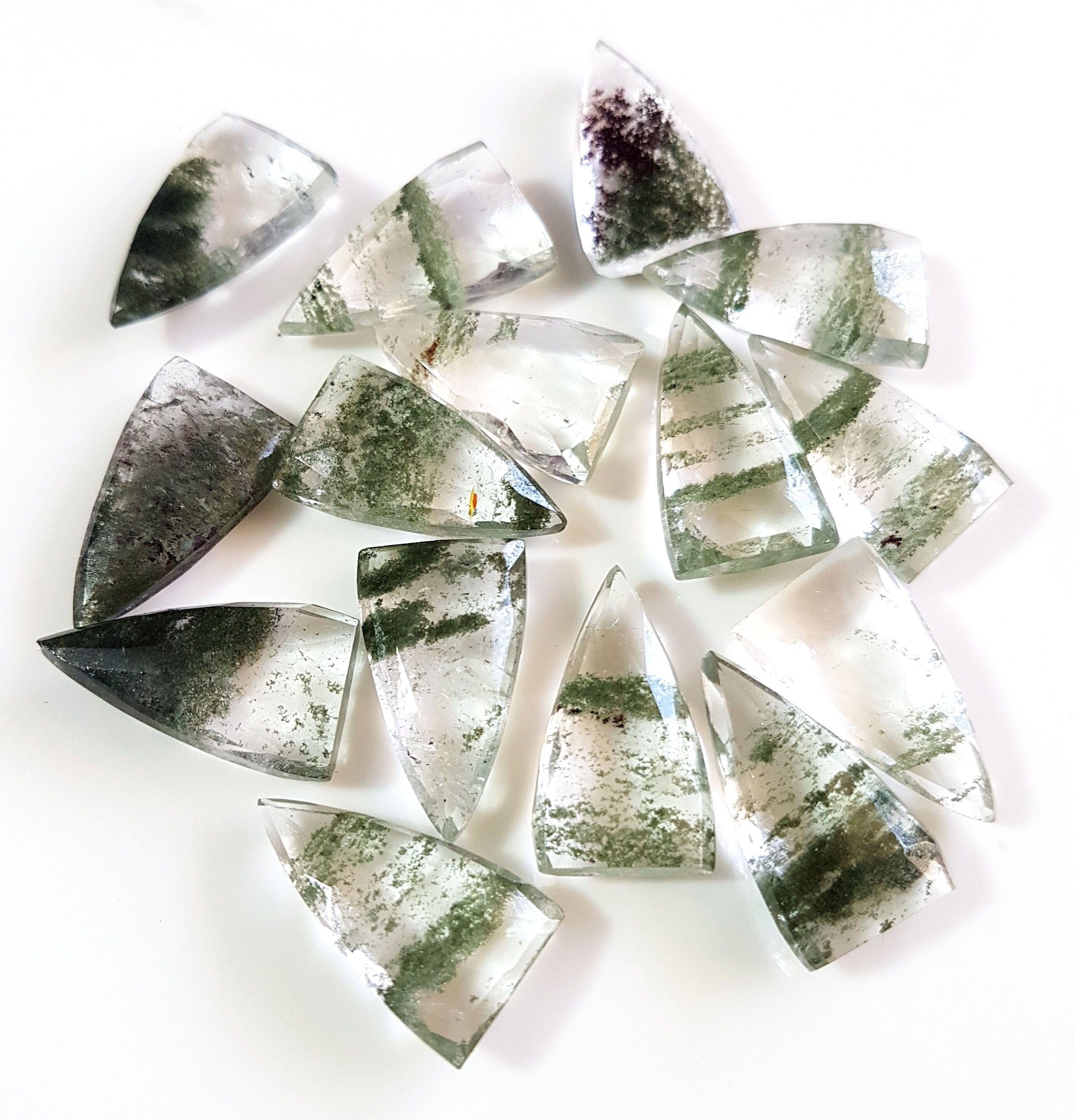 Natural Garden Quartz Loose Beads Gemstone Faceted Etsy