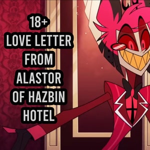 18+ PERSONALISIERTE Liebesbrief von ALASTOR of Hazbin Hotel