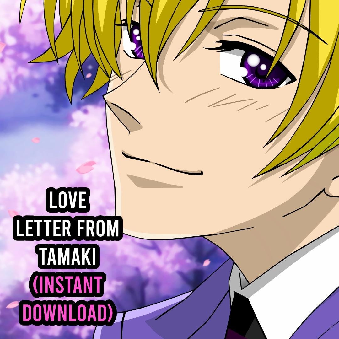tamaki_tamaki　0430 Love Letter From Tamaki Suoh of Ouran High School Host Club