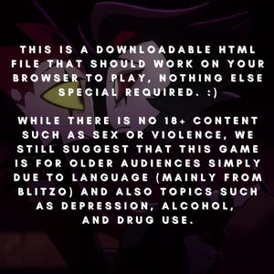 Stolas's Sinsmas Helluva Boss TEXT GAME Pick Your Path Interactive