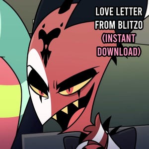 Liebesbrief von Blitzo von Helluva Boss (SOFORT DOWNLOAD) (18+)