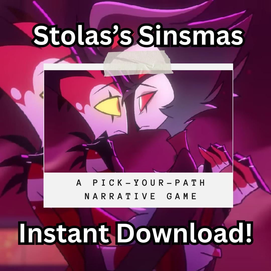 Stolas's Sinsmas Helluva Boss TEXT GAME Pick Your Path Interactive