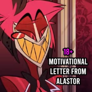 Motivationsschreiben von ALASTOR of Hazbin Hotel (INSTANT DOWNLOAD) (18+)