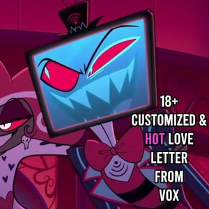Cartas de amor personalizadas para mayores de 18 años/Notas de sed de VOX de Hazbin Hotel