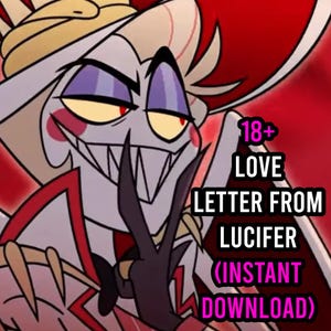 Carta de amor/Notas sedientas de LUCIFER de Hazbin Hotel (DESCARGA INMEDIATA) (18+)