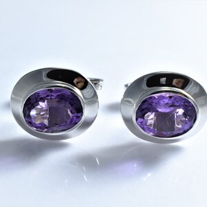 925 Solid Sterling Silver Men Cufflink ,Natural Gemstone Amethyst Fine Cufflinks ,Sterling Silver Gemstone Amethyst Men Cufflink tuxedo set
