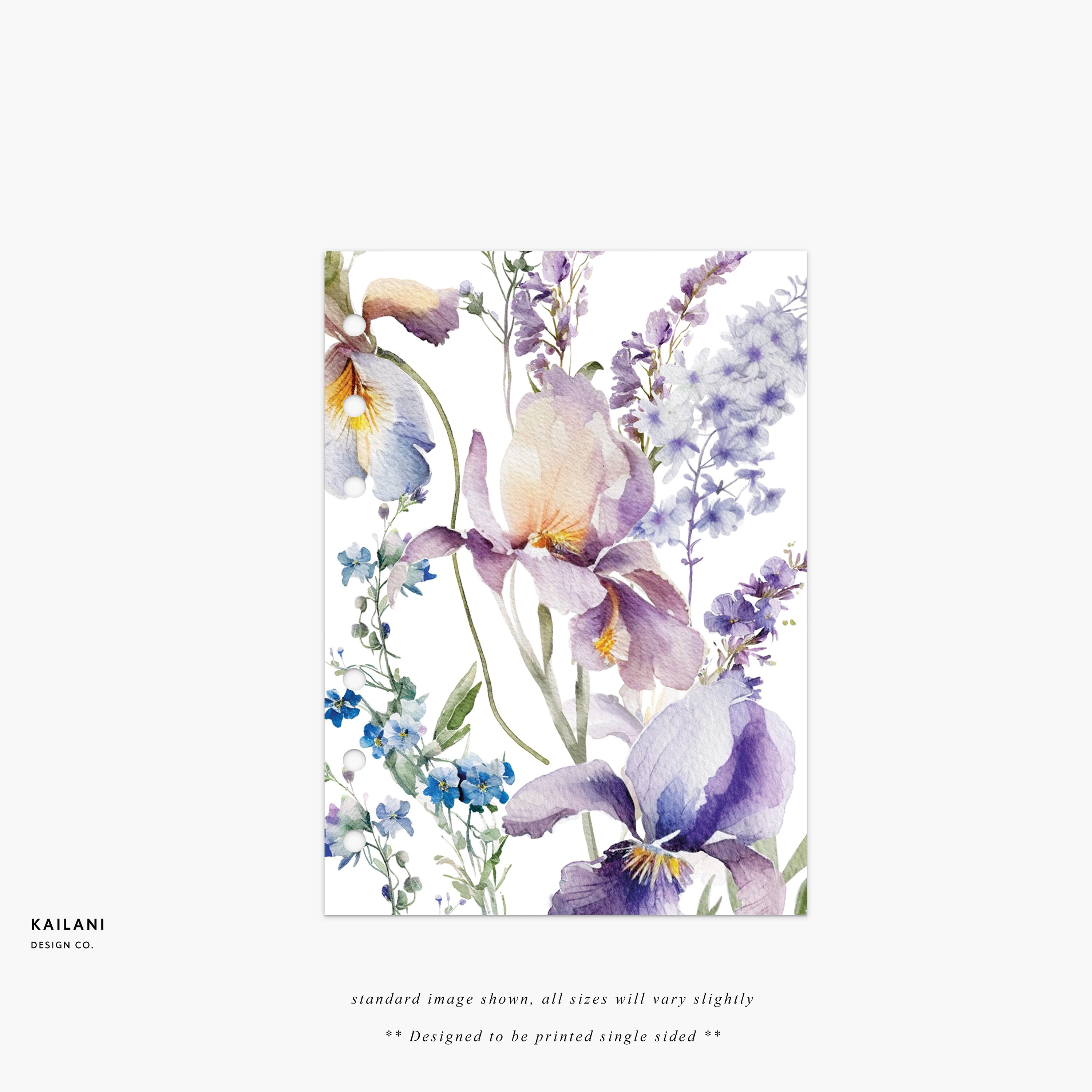 A6 Watercolor Floral Dashboards, Planner Section Covers (PRINTABLE) - Etsy