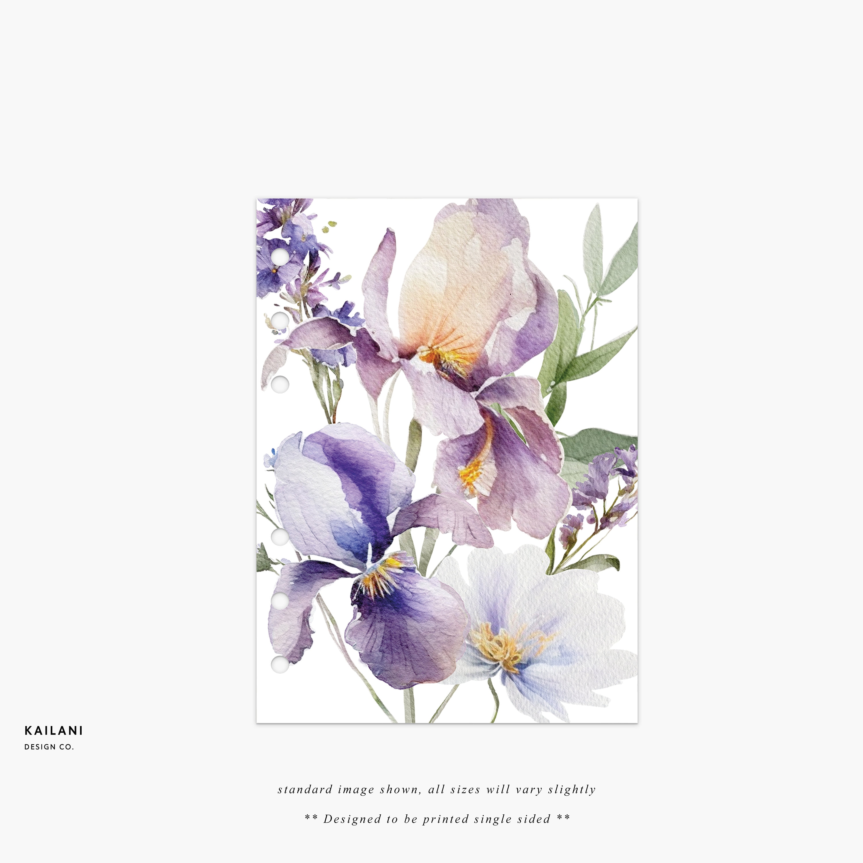 A6 Watercolor Floral Dashboards, Planner Section Covers (PRINTABLE) - Etsy