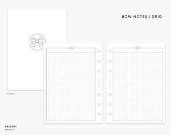 FCC INBOX and LIST Inserts, Minimal Design, Tasks, Printable, Bow Insert