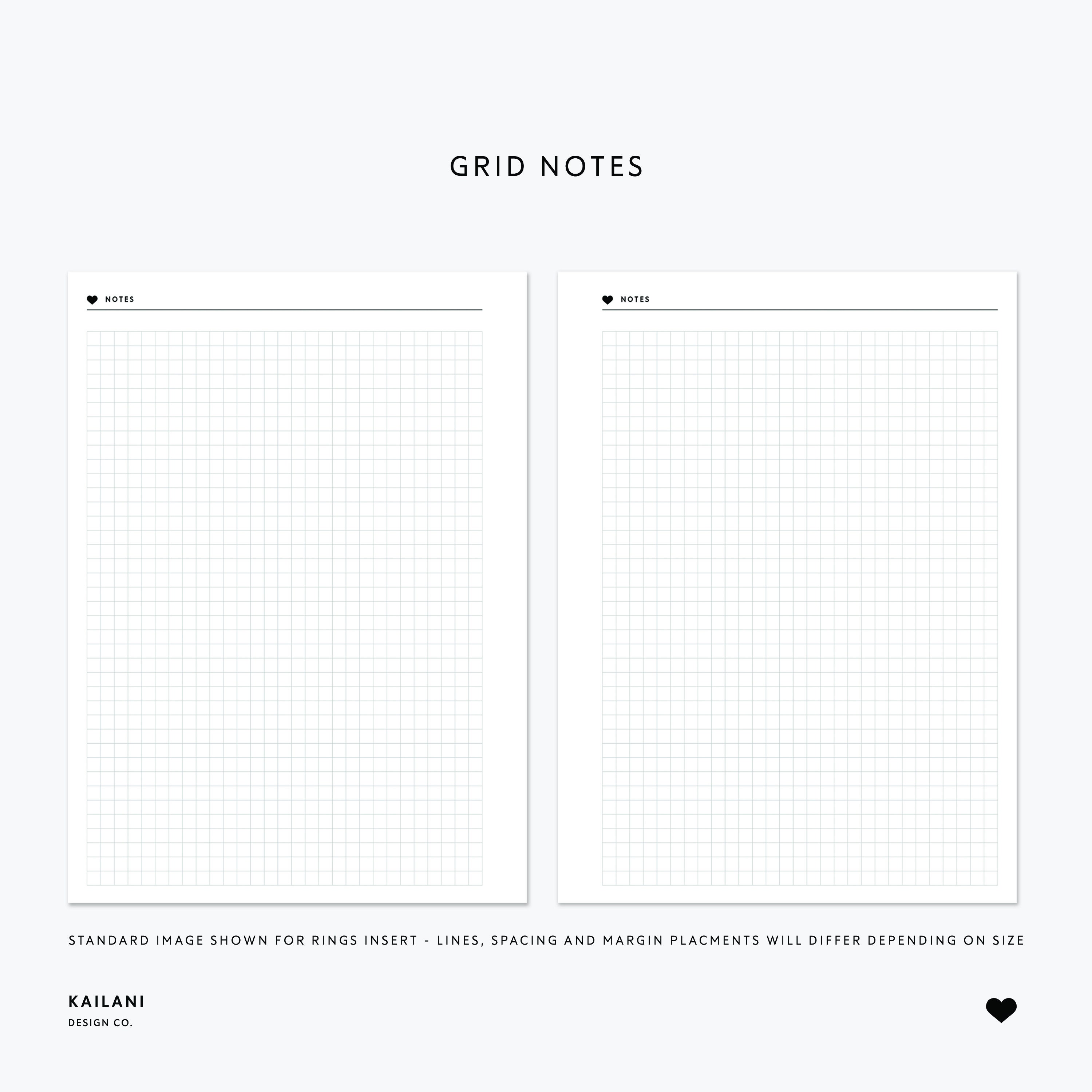 Printable Notes A5 Dot Grid Lined Blank Notes Notes | Etsy