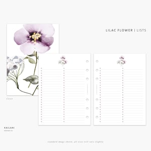 A5 Floral Lists, A5 Notes, Notes, Journal, To-Do Lists, A5 Lists