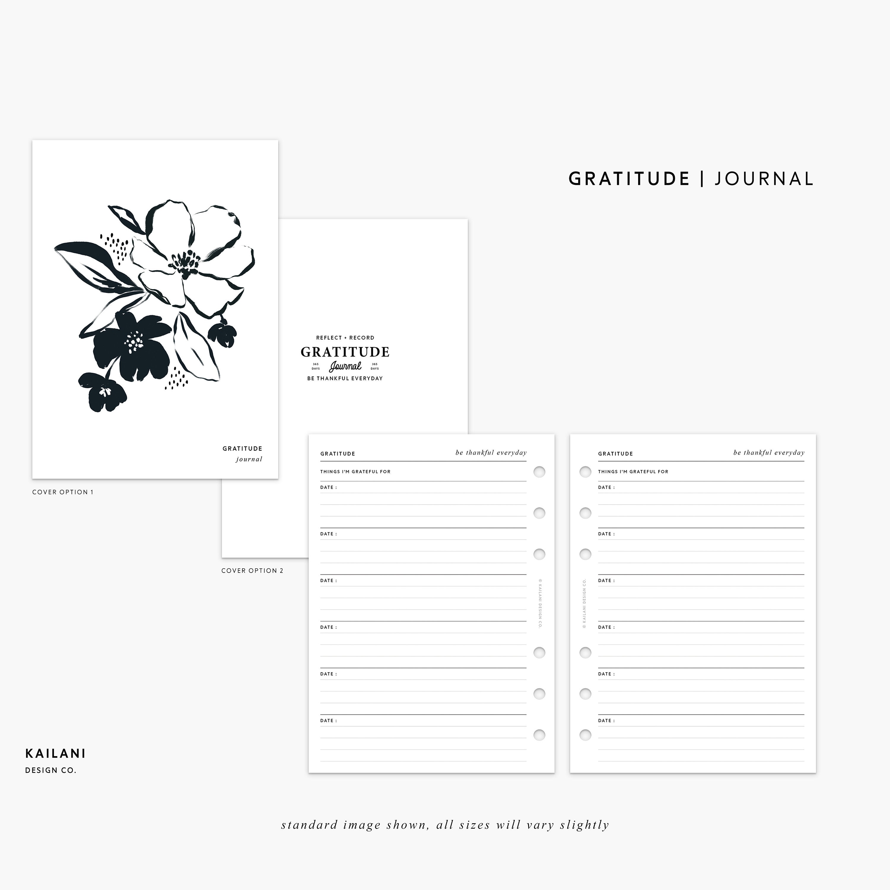 個人的な毎日の感謝日記、感謝の本、毎日の日記、健康日記、印刷可能 - Etsy 日本