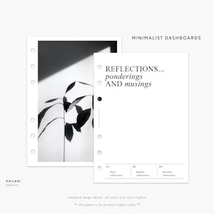 FCC Planner Dashboard Set, Printable Dividers, FC Compact Dashboards, FCC Gratitude