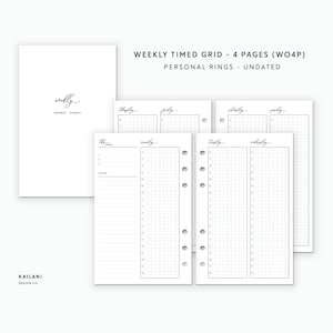 Personal Inserts Printable, Personal Rings, Erin Condren Inserts, Printable Weekly Planner, Weekly Agenda, Undated Weekly, Louis Vuitton MM